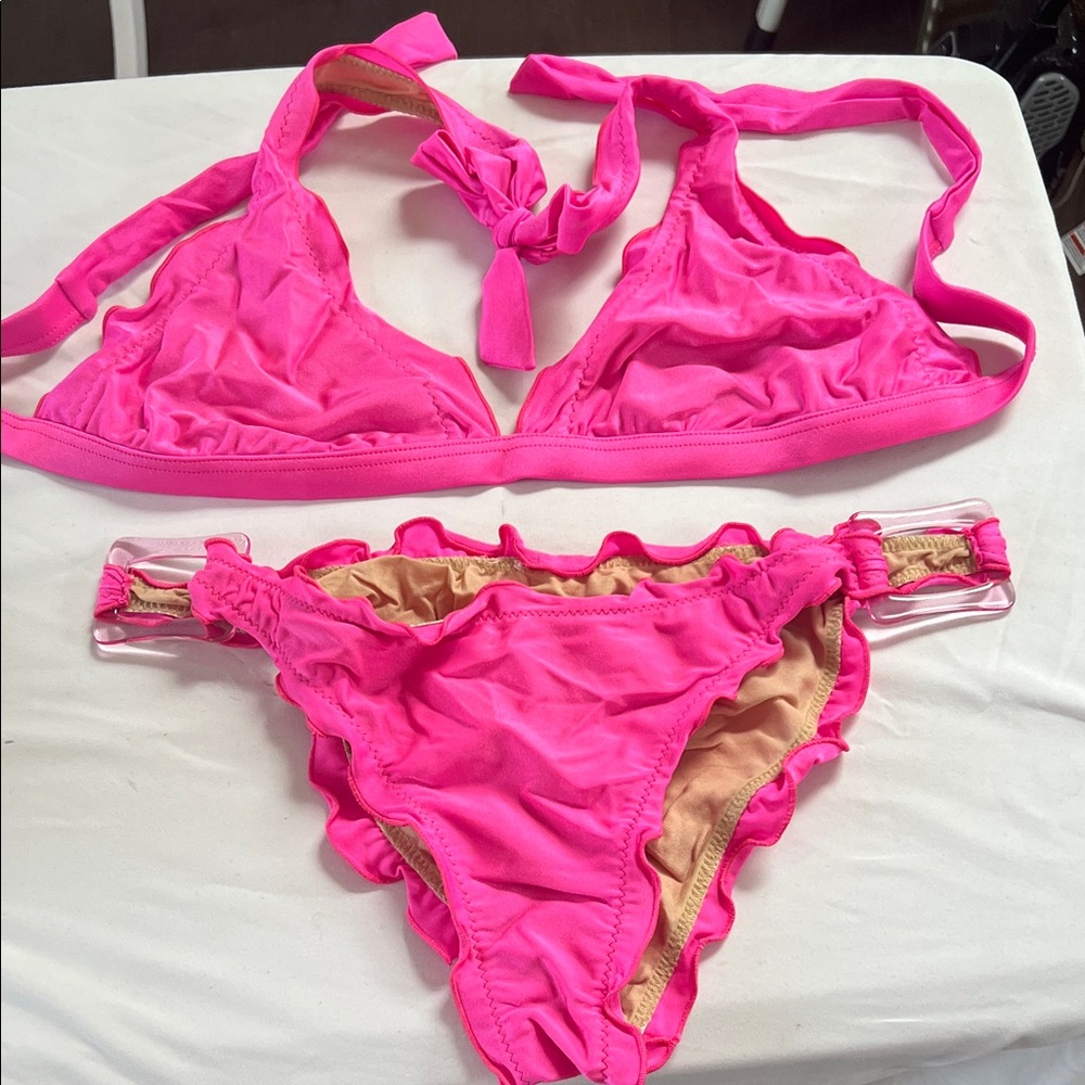 Vibrant Pink Bikini Set
